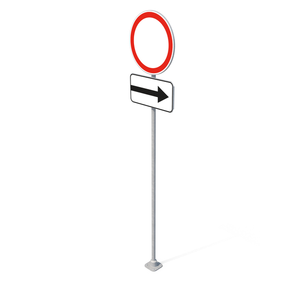 Signs: Round Traffic Sign PNG & PSD Images