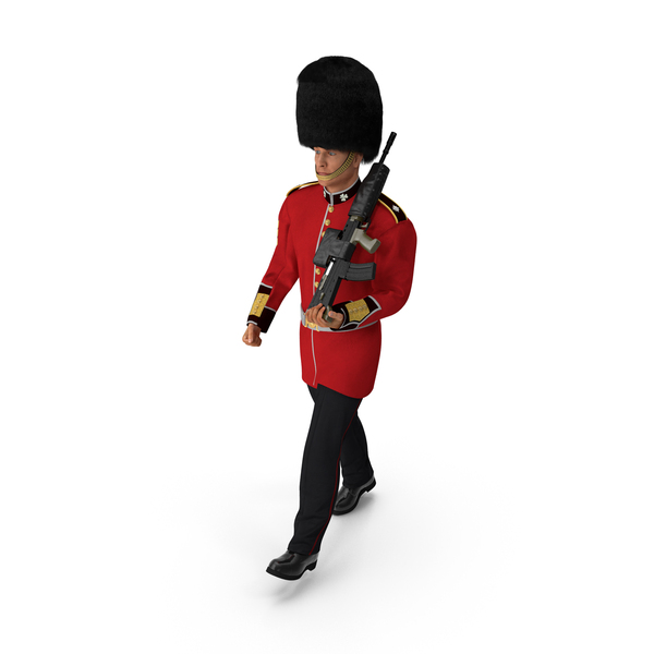 Man: Royal British Guard Marching Holding A Gun PNG & PSD Images Man: Royal British Guard Marching Holding A Gun PNG & PSD Images