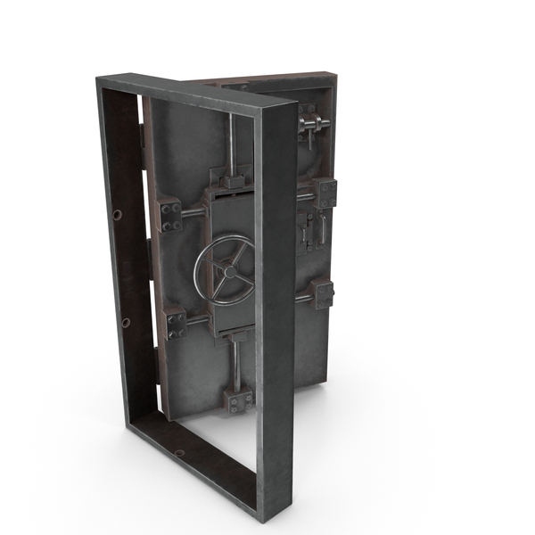 Rusted Metal Bunker Door Open PNG & PSD Images