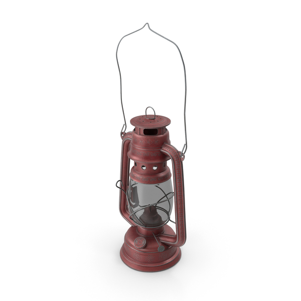 Oil Lamp: Rustic Kerosene Lantern Painted Steel Red PNG & PSD Images Oil Lamp: Rustic Kerosene Lantern Painted Steel Red PNG & PSD Images