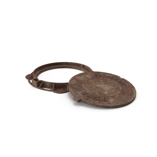 Manhole: Rusty Sewer Cover Lid PNG & PSD Images Manhole: Rusty Sewer Cover Lid PNG & PSD Images