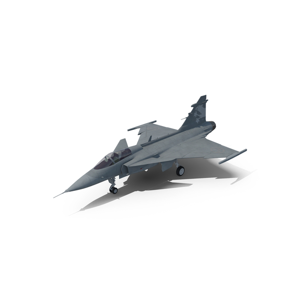 战斗机：Saab Jas 39 Gripen PNG和PSD图像