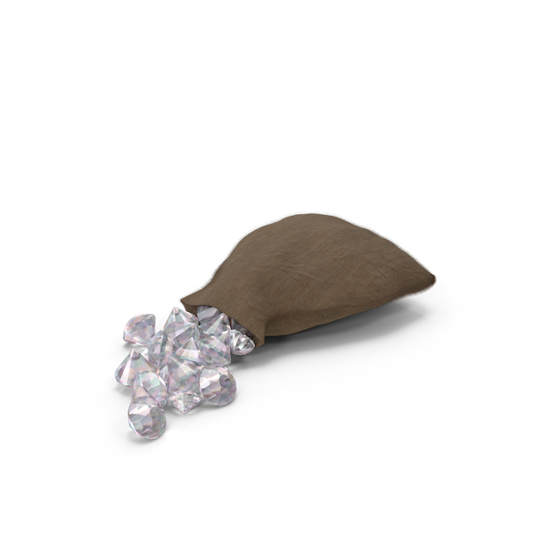 Sack with Large Crystal Gems PNG & PSD Images Sack with Large Crystal Gems PNG & PSD Images