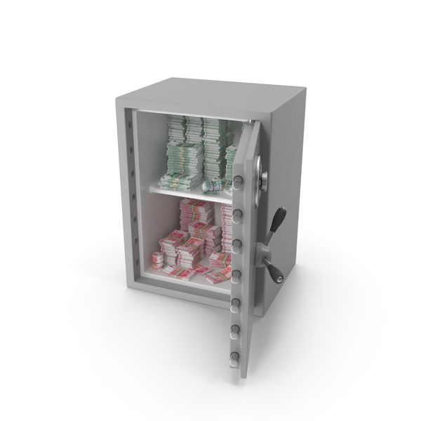 Safe with Chinese Yuan Stacks PNG & PSD Images Safe with Chinese Yuan Stacks PNG & PSD Images