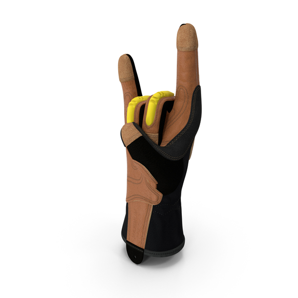 Work: Safety Leather Gloves with Knuckle Guards Sign of the Horns PNG & PSD Images Work: Safety Leather Gloves with Knuckle Guards Sign of the Horns PNG & PSD Images