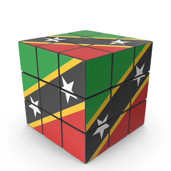 Saint Kitts and Nevis Solved Puzzle Cube Country Flag PNG & PSD Images Saint Kitts and Nevis Solved Puzzle Cube Country Flag PNG & PSD Images