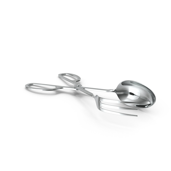 Tongs: Salad Serving Fork And Spoon Silver PNG & PSD Images Tongs: Salad Serving Fork And Spoon Silver PNG & PSD Images
