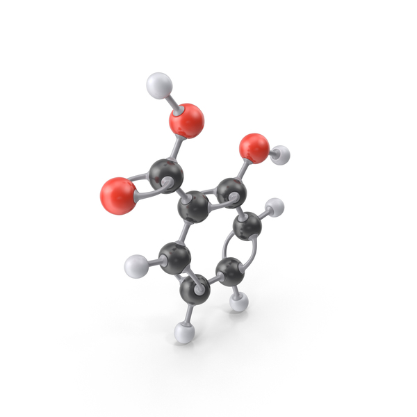 Salicylic Acid Molecule PNG & PSD Images
