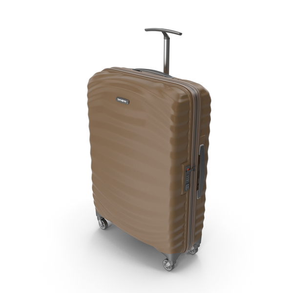 Rolling Suitcase: Samsonite Lite-shock Brown PNG & PSD Images Rolling Suitcase: Samsonite Lite-shock Brown PNG & PSD Images