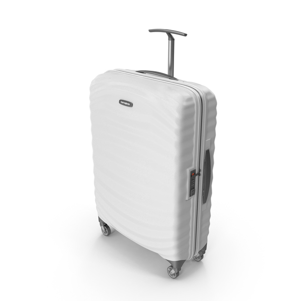 Rolling Suitcase: Samsonite Lite-shock Silver PNG & PSD Images Rolling Suitcase: Samsonite Lite-shock Silver PNG & PSD Images