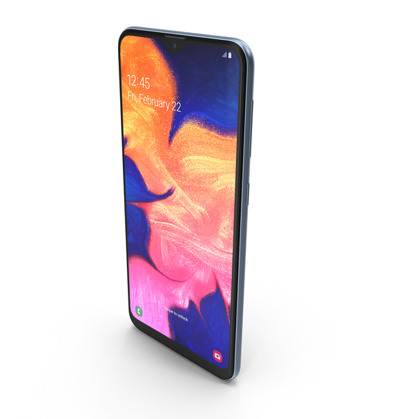 Smartphone: Samsung Galaxy A10 Gray PNG & PSD Images
