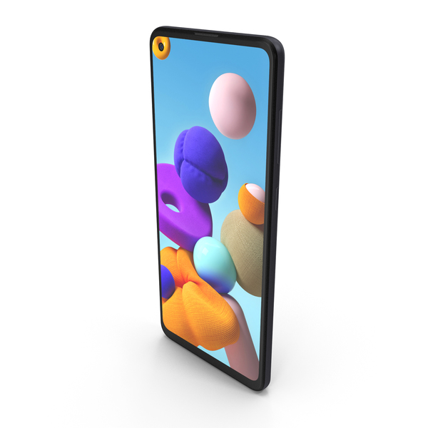Smartphone: Samsung Galaxy A21s Black PNG & PSD Images Smartphone: Samsung Galaxy A21s Black PNG & PSD Images