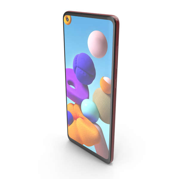 Smartphone: Samsung Galaxy A21s Red PNG & PSD Images Smartphone: Samsung Galaxy A21s Red PNG & PSD Images