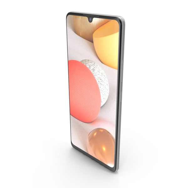Smartphone: Samsung Galaxy A42 5G Prism Dot White PNG & PSD Images