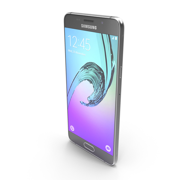 Smartphone: Samsung Galaxy A5 2016 Black PNG & PSD Images Smartphone: Samsung Galaxy A5 2016 Black PNG & PSD Images