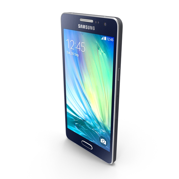 Smartphone: Samsung Galaxy A5 Midnight Black PNG & PSD Images