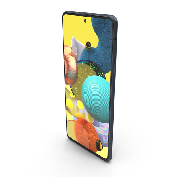 Smartphone: Samsung Galaxy A51 5G Black PNG & PSD Images Smartphone: Samsung Galaxy A51 5G Black PNG & PSD Images