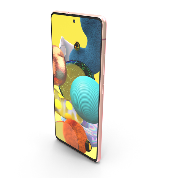 Smartphone: Samsung Galaxy A51 5G Pink PNG & PSD Images Smartphone: Samsung Galaxy A51 5G Pink PNG & PSD Images