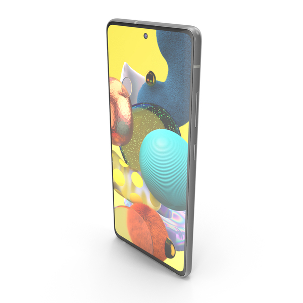 Smartphone: Samsung Galaxy A51 5G Prism Cube White PNG & PSD Images Smartphone: Samsung Galaxy A51 5G Prism Cube White PNG & PSD Images