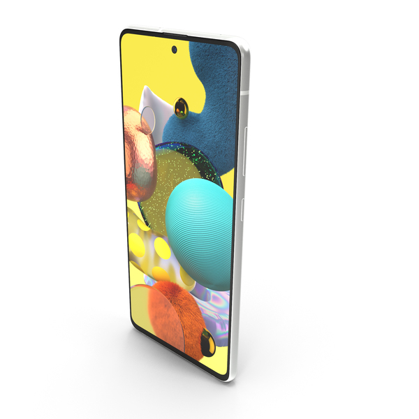 Smartphone: Samsung Galaxy A51 5G White PNG & PSD Images Smartphone: Samsung Galaxy A51 5G White PNG & PSD Images