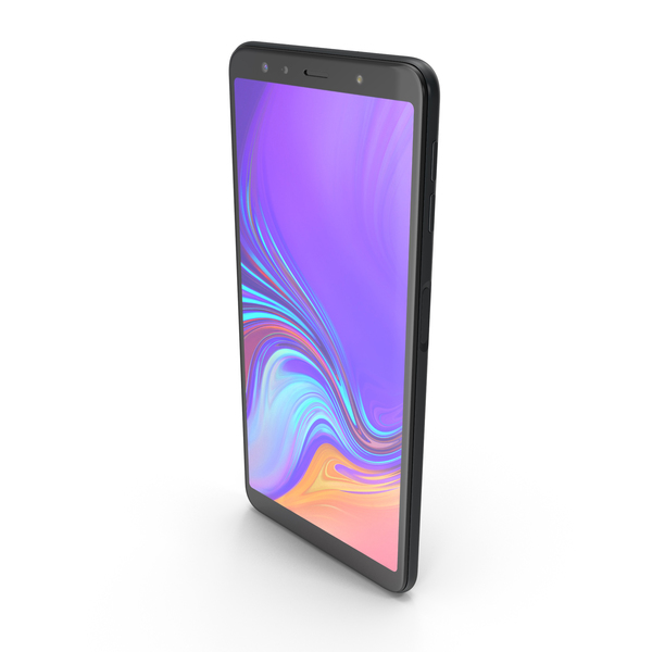 Smartphone: Samsung Galaxy A7 Black PNG & PSD Images Smartphone: Samsung Galaxy A7 Black PNG & PSD Images