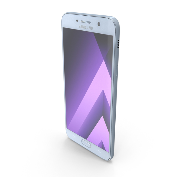 Smartphone: Samsung Galaxy A7 Blue Mist PNG & PSD Images Smartphone: Samsung Galaxy A7 Blue Mist PNG & PSD Images