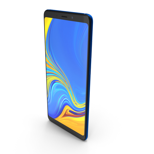 Smartphone: Samsung Galaxy A9 (2018) Lemonade Blue PNG & PSD Images Smartphone: Samsung Galaxy A9 (2018) Lemonade Blue PNG & PSD Images