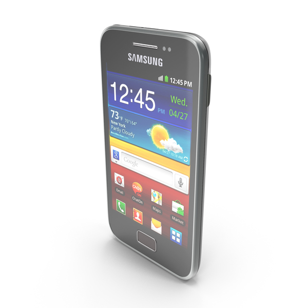 Cellphone: Samsung Galaxy Ace Plus S7500 PNG & PSD Images