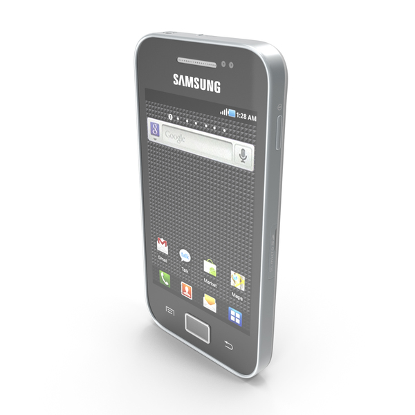 Cellphone: Samsung Galaxy Ace S5830 White PNG & PSD Images