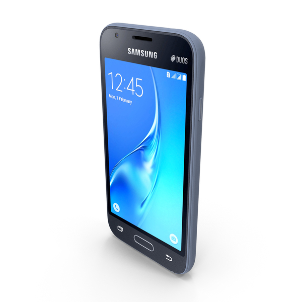 Smartphone: Samsung Galaxy J1 Mini Black PNG & PSD Images