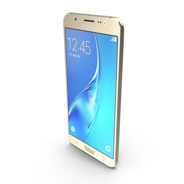 Smartphone: Samsung Galaxy J5 2016 Gold PNG & PSD Images
