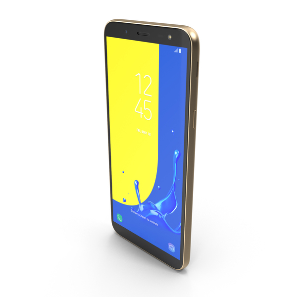 Smartphone: Samsung Galaxy J6 2018 Gold PNG & PSD Images Smartphone: Samsung Galaxy J6 2018 Gold PNG & PSD Images
