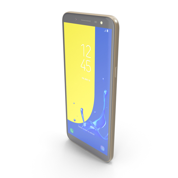 Smartphone: Samsung Galaxy J6 2018 Gold PNG & PSD Images Smartphone: Samsung Galaxy J6 2018 Gold PNG & PSD Images