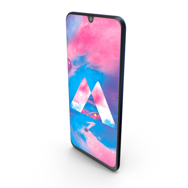 Smartphone: Samsung Galaxy M30 Gradation Blue PNG & PSD Images Smartphone: Samsung Galaxy M30 Gradation Blue PNG & PSD Images