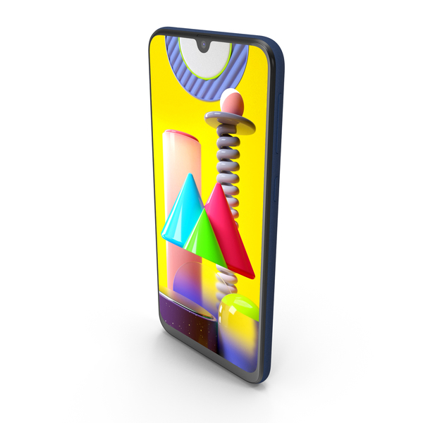 Smartphone: Samsung Galaxy M31 Blue PNG & PSD Images Smartphone: Samsung Galaxy M31 Blue PNG & PSD Images