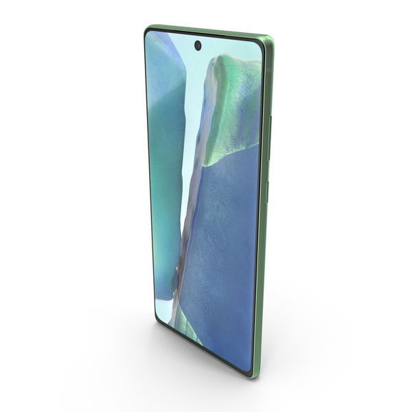 Smartphone: Samsung Galaxy Note20 Mystic Green PNG & PSD Images Smartphone: Samsung Galaxy Note20 Mystic Green PNG & PSD Images