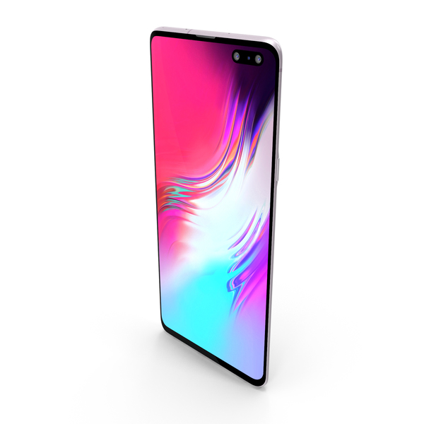 Smartphone: Samsung Galaxy S10 5G Crown Silver PNG & PSD Images Smartphone: Samsung Galaxy S10 5G Crown Silver PNG & PSD Images