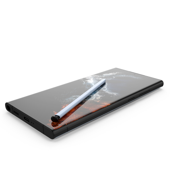 Phone: Samsung Galaxy S22 Ultra Blue With S Pen PNG & PSD Images Phone: Samsung Galaxy S22 Ultra Blue With S Pen PNG & PSD Images