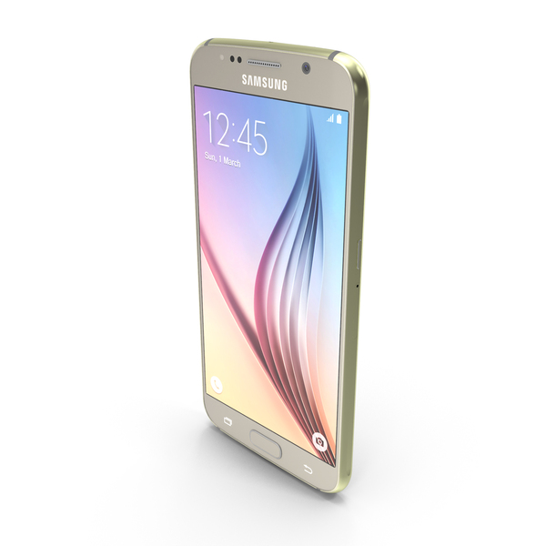 Smartphone: Samsung Galaxy S6 Gold PNG & PSD Images Smartphone: Samsung Galaxy S6 Gold PNG & PSD Images