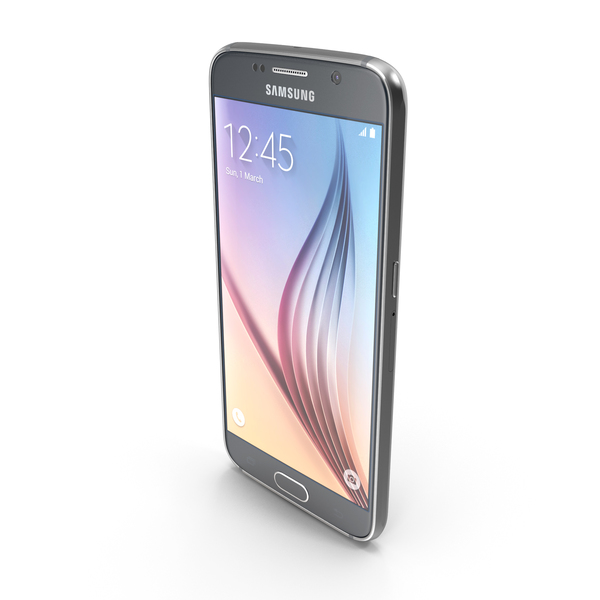 Smartphone: Samsung Galaxy S6 Sapphire Black PNG & PSD Images Smartphone: Samsung Galaxy S6 Sapphire Black PNG & PSD Images