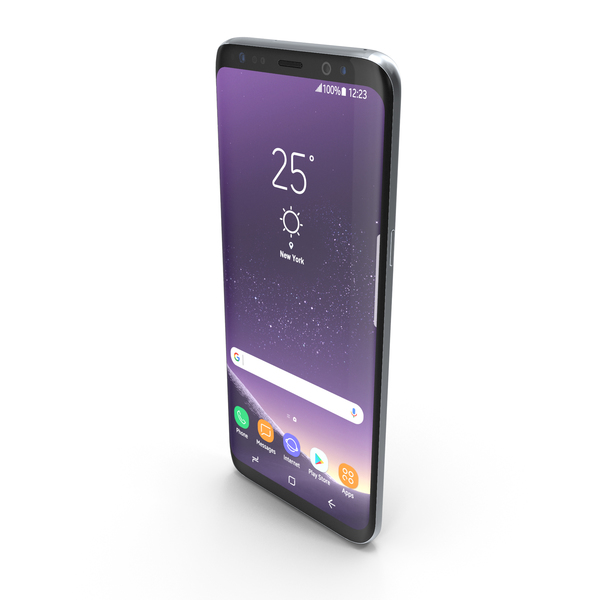 Smartphone: Samsung Galaxy S8 Arctic Silver PNG & PSD Images Smartphone: Samsung Galaxy S8 Arctic Silver PNG & PSD Images