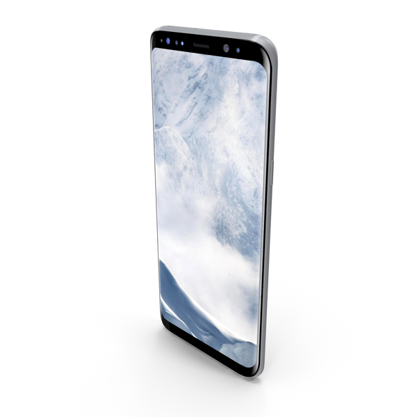 Smartphone: Samsung Galaxy S8 Arctic Silver PNG & PSD Images Smartphone: Samsung Galaxy S8 Arctic Silver PNG & PSD Images