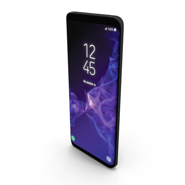 Smartphone: Samsung Galaxy S9 Titanium Gray PNG & PSD Images