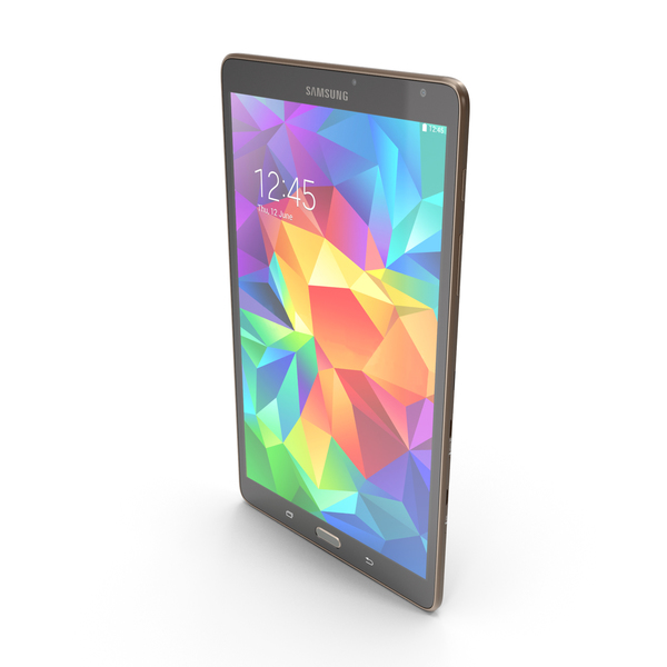 Tablet Computer: Samsung Galaxy Tab S 8.4 & LTE Titanium Bronze PNG & PSD Images Tablet Computer: Samsung Galaxy Tab S 8.4 & LTE Titanium Bronze PNG & PSD Images