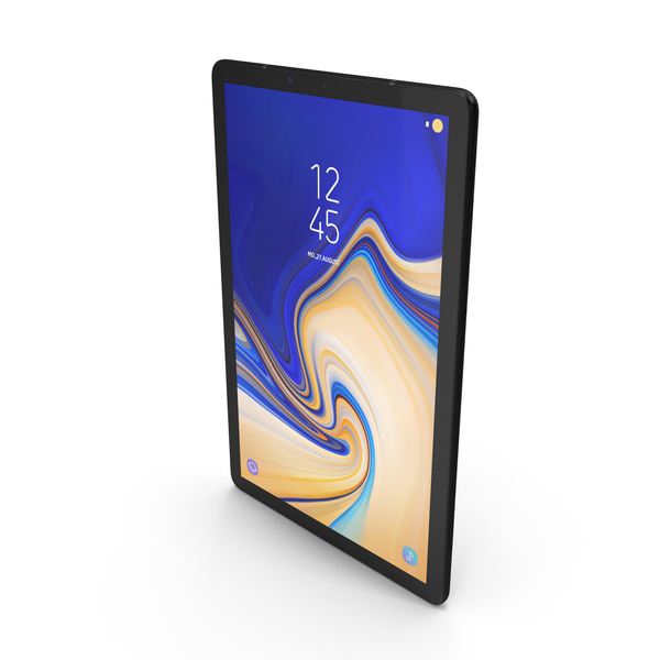 Tablet Computer: Samsung Galaxy Tab S4 with S Pen Black PNG & PSD Images Tablet Computer: Samsung Galaxy Tab S4 with S Pen Black PNG & PSD Images