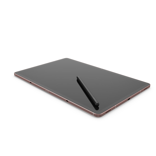 Tablet Computer: Samsung Galaxy Tab S8 Plus Pink With Screen Off PNG & PSD Images Tablet Computer: Samsung Galaxy Tab S8 Plus Pink With Screen Off PNG & PSD Images