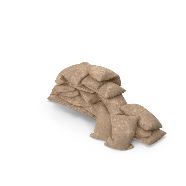 Sandbags: Sandbag Barricade PNG & PSD Images