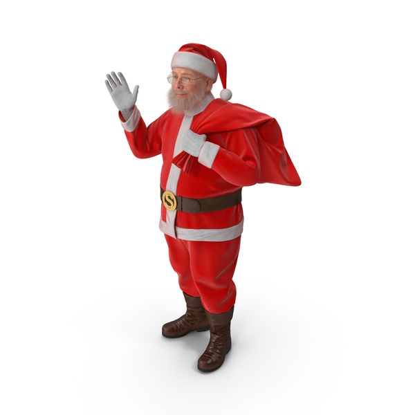 Santa Claus Holding Gift Bag PNG & PSD Images Santa Claus Holding Gift Bag PNG & PSD Images