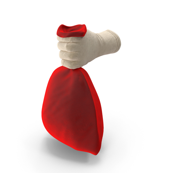 Hand: Santa Holding a Red Bag PNG & PSD Images Hand: Santa Holding a Red Bag PNG & PSD Images