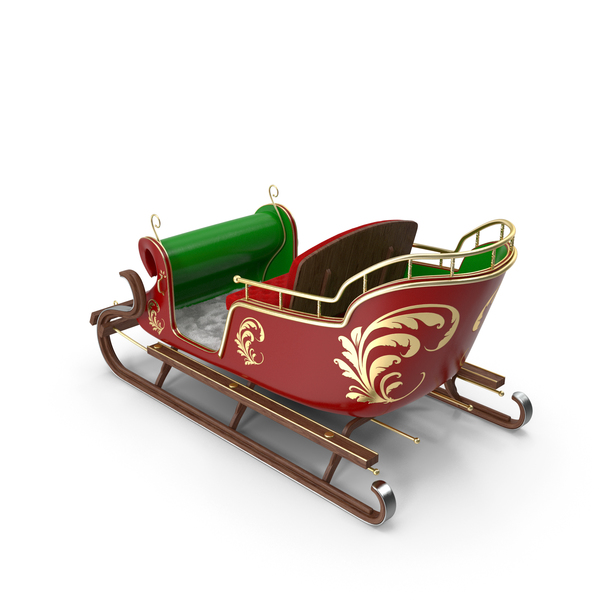 Christmas: Santa Sleigh PNG & PSD Images